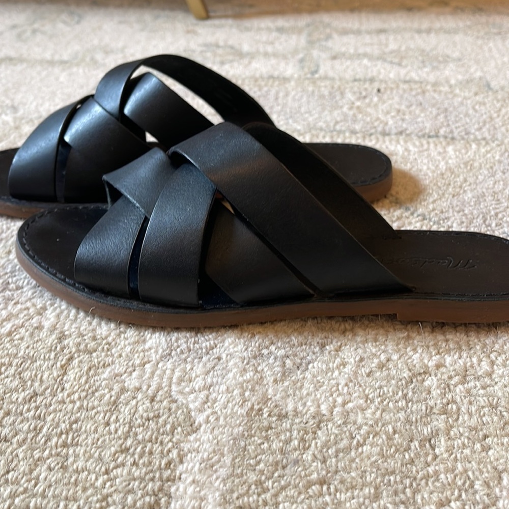 Madewell Leather Sandals Sz 7 - Picture 3 of 4